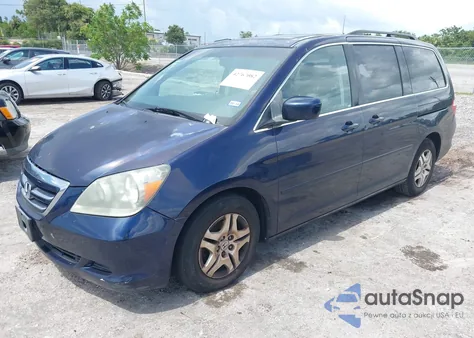 2007 Honda Odyssey Ex-L from USA, damaged, VIN 5FNRL38727B130598